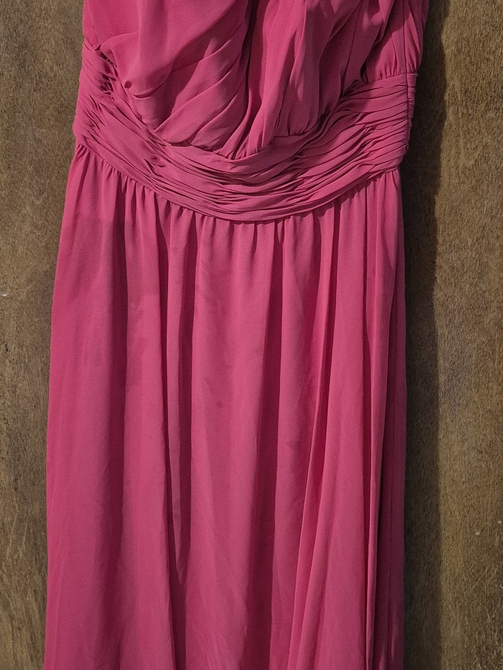 Feminine Ruched Bodice Bridesmaid Dress